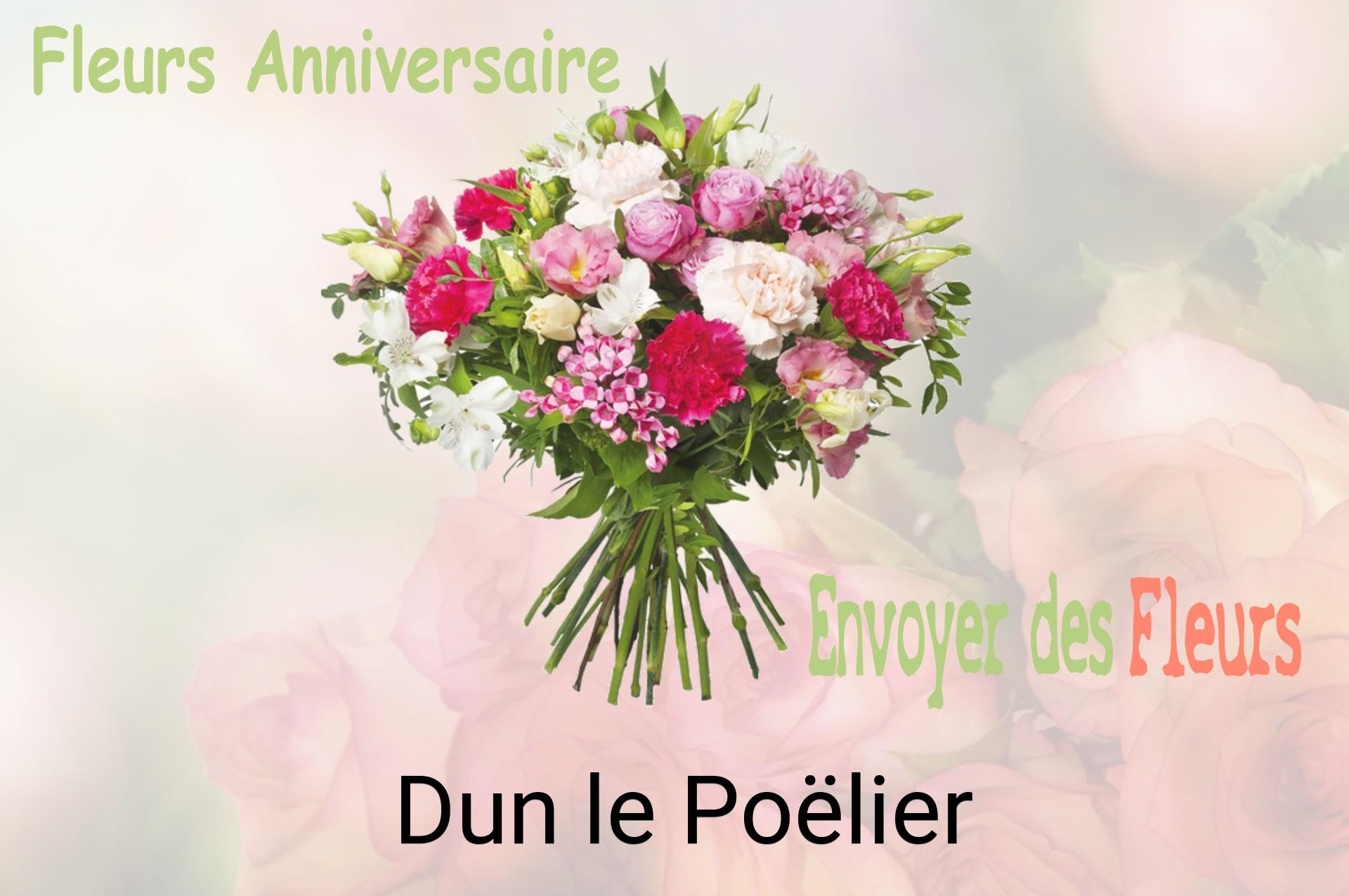 Bouquet de fleurs d’anniversaire livré à Dun-le-Poëlier