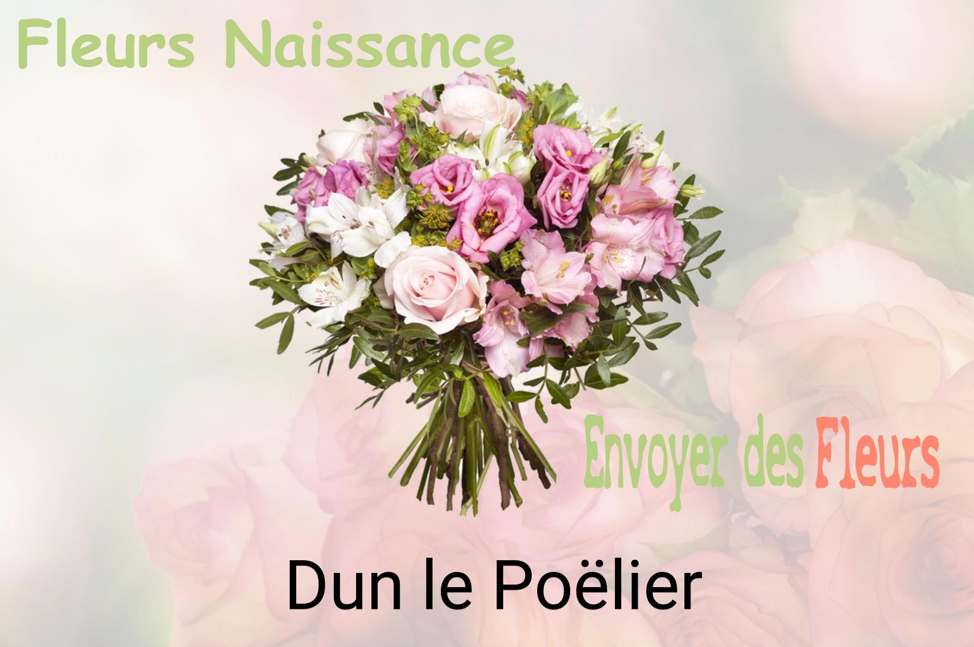 Bouquet de fleurs de naissance livré à Dun-le-Poëlier