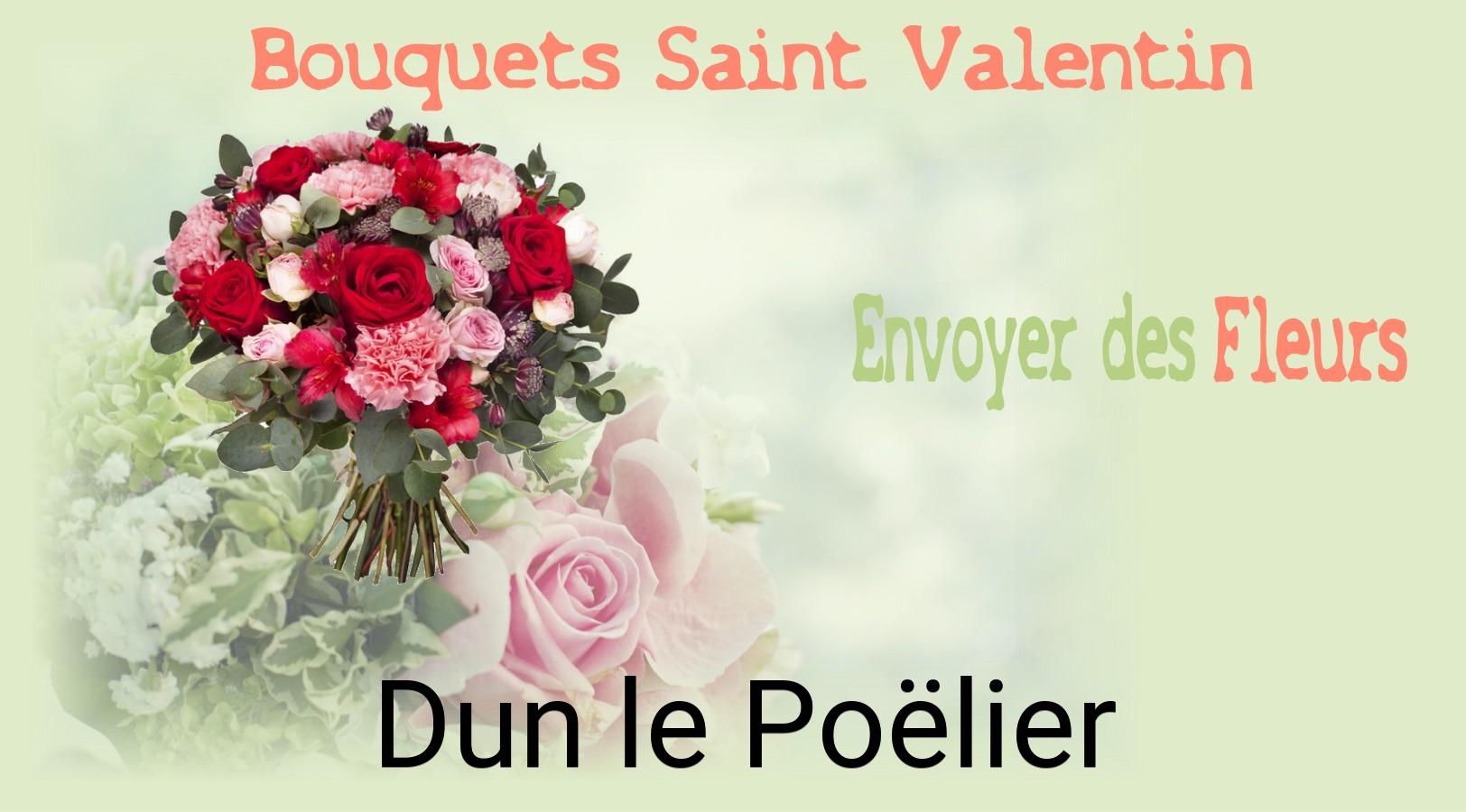 Roses de Saint-Valentin livrées à Dun-le-Poëlier